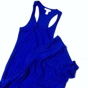 NWOT Forever 21 Classic Blue Racerback Maxi Dress